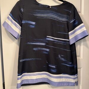 Banana Republic Black and Blue Top